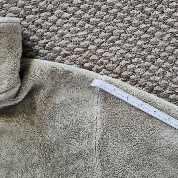 Milton Funwear Vintage Green Forest Fleece Oversized Jacket Womens Size S - Picture 6 of 9